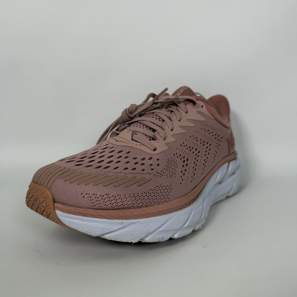Hoka One One Clifton 7 Running Shoes Womens size 10 Coral Pink Rose 1110509